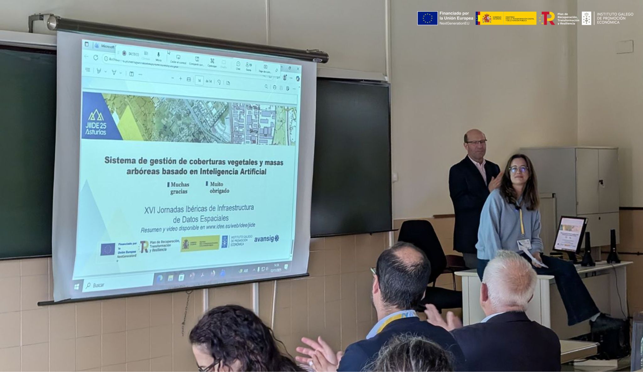 Presentamos nuestro sistema de gestión forestal basado en IA en las JIIDE 2025